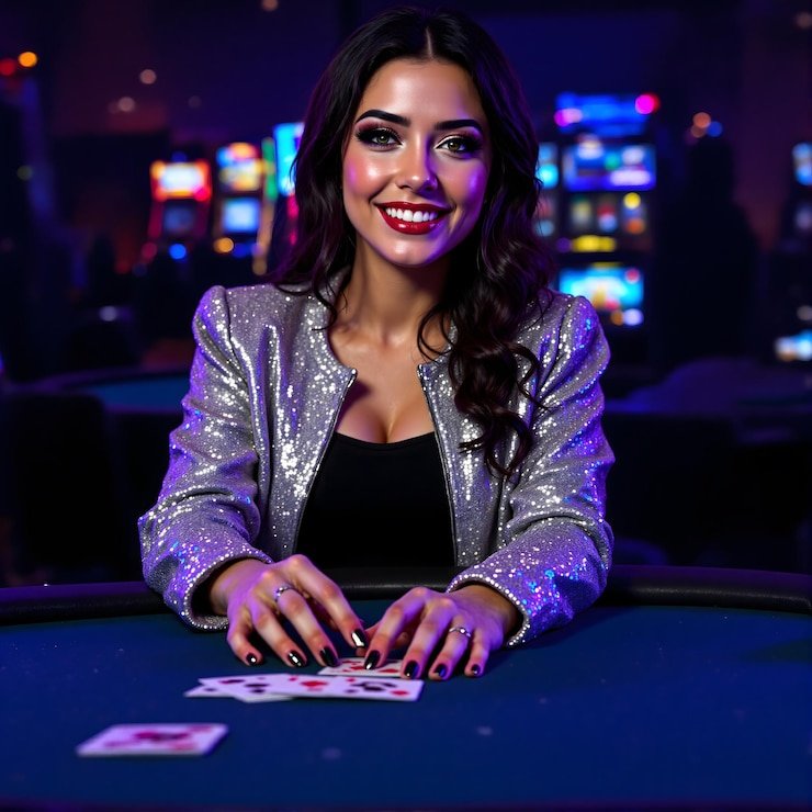 Live dealer studio setup for Wolf Gold tables at sora89 slot